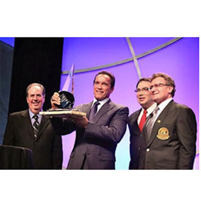 Schwarzenegger Honored By World Congress on Anti-Aging