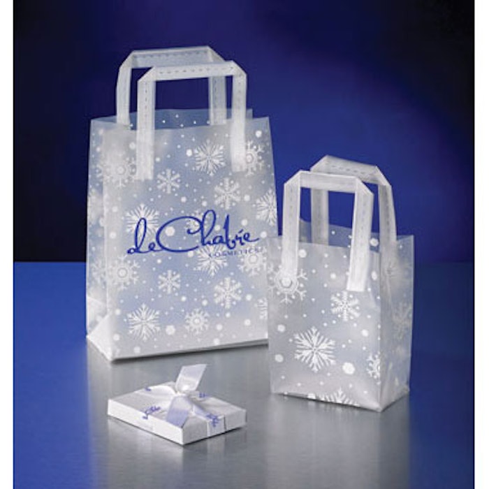 Practice Marketing: Frosted Snowflake Bags