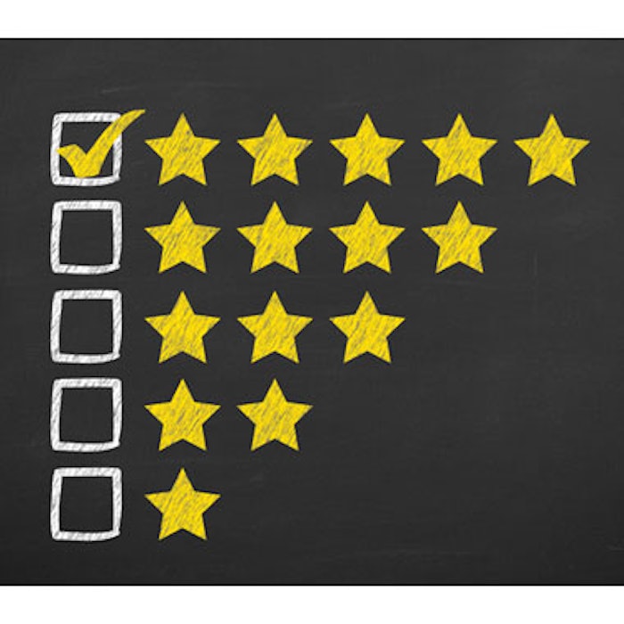 A five-star review