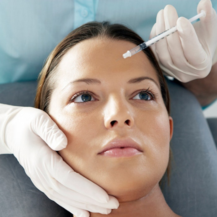 Patient Receiving Botox Injection