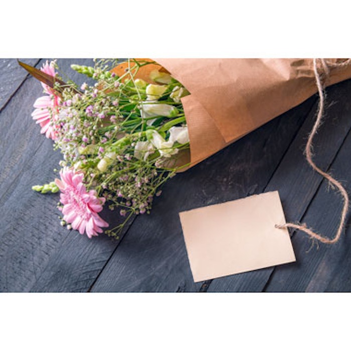 Flowers and Card