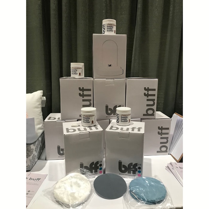 BFF Pro (booth 1137)— Chocolate Booty Body Butter and Electric Foam Roller