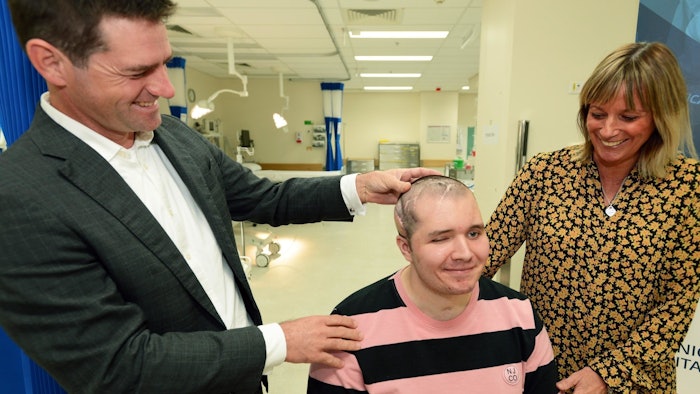 Brodie Ellis with Dr. Michael Wagels