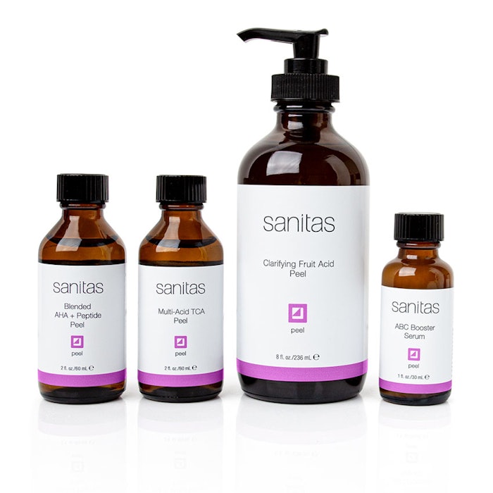 Sanitas Skincare Peel Line