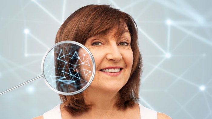 Woman Beauty Antiaging Science Close Up Medical Concept