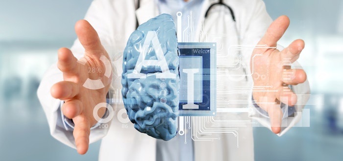 Man cradling brain