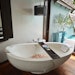A fancy bathtub
