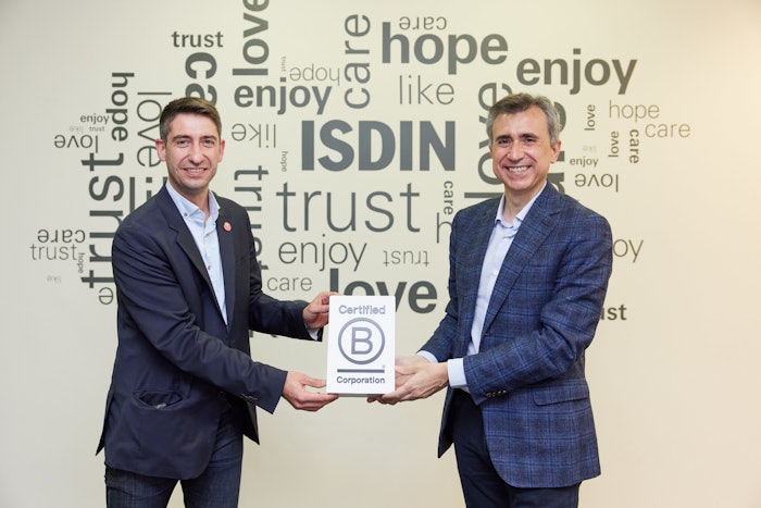 Pablo Sánchez, Executive Director of B Lab Spain and Juan Naya, CEO of ISDIN.