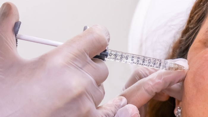 Researchers used ultrasound to identify patterns of specific dermal filler materials.