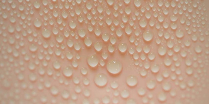 Wet skin