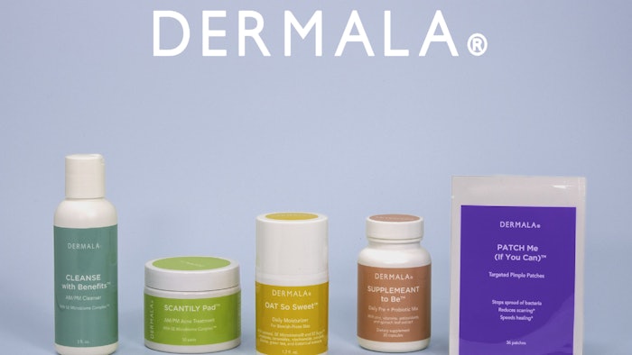 Dermala has received a new U.S. patent covering the use of human microbiome to prevent, slow and reverse skin aging.