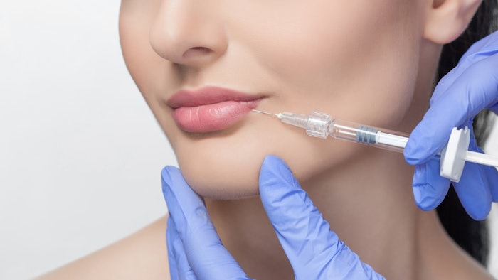 The Cohesive Polydensified Matrix hyaluronic acid-based soft tissue filler showed complete tissue integration at three months.