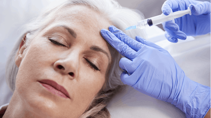 Elevating or cresting the skin prior to injecting fillers in the glabella may reduce the risk of vascular occlusion.