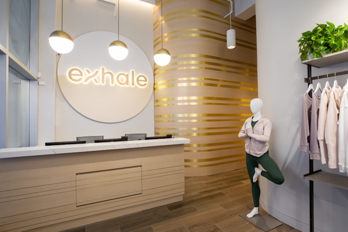 Front Desk at exhale spa