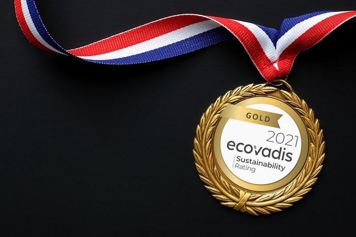 Naolys Eco Vadis Gold Award