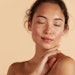 Woman with natural makeup and healthy skin
