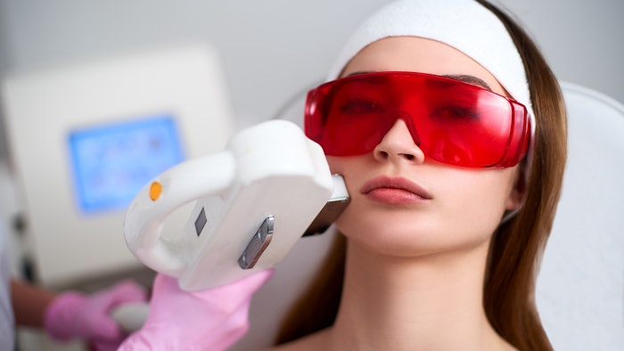 Woman IPL Treatment on Skin