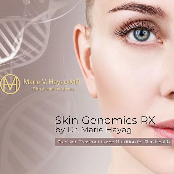 Genetic testing allows Dr. Hayag to design unparalleled precision treatments and skin care plans tailored to the individual's genetic profile.