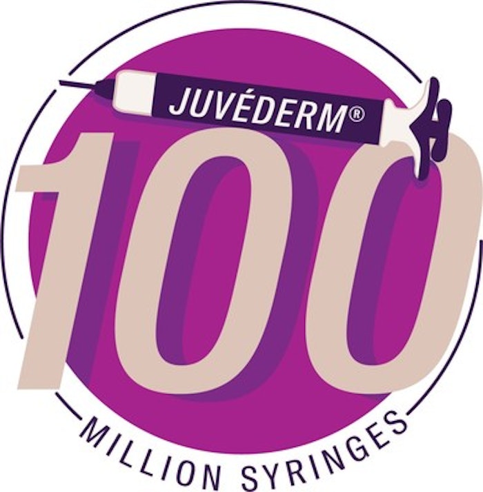 JUVÉDERM fillers are now available in more than 110 territories worldwide and remain the world's number one chosen dermal filler collection.