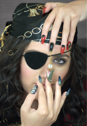 Cathy Torres drew inspiration from Disney villains for her Nailpro cover.