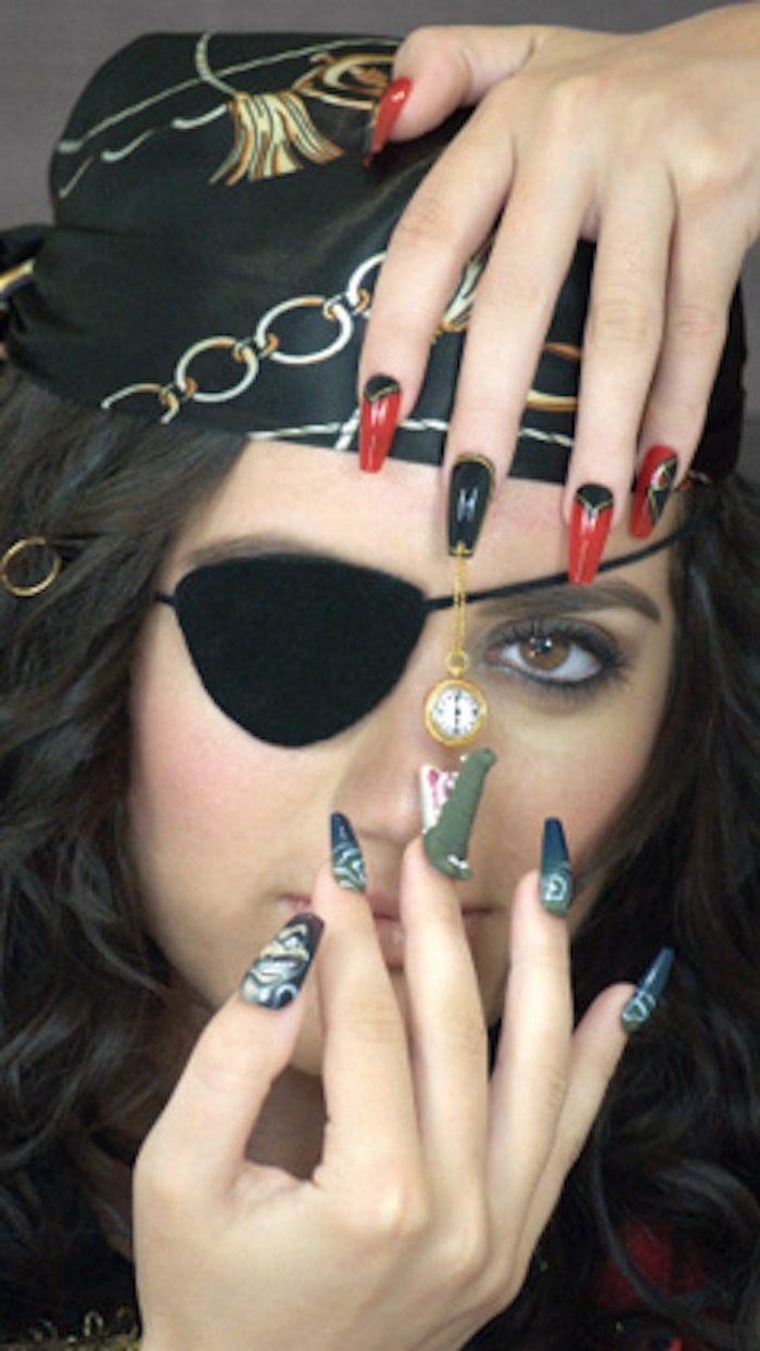 Cathy Torres drew inspiration from Disney villains for her Nailpro cover.
