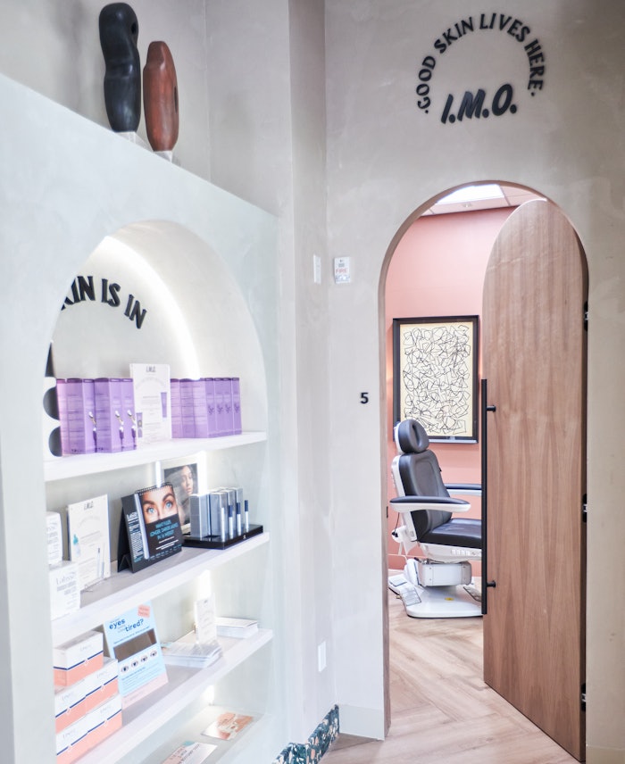 IMO’s new location features a medical grade skincare boutique, eight private treatment rooms and dedicated spaces for medical grade hydrafacials and laser treatments.
