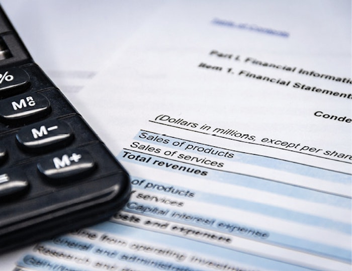 calculator numbers and figures for business financing