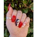 Saw nail art