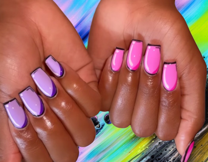 Pop art nails are taking over Instagram!