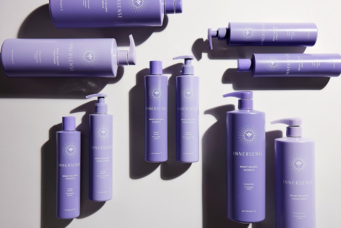 Innersense Organic Beauty's Bright Balance Hairbath and Bright Balance Conditioner.