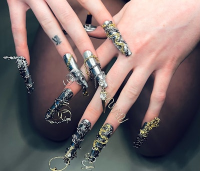 Nail art by Abigail Tovar