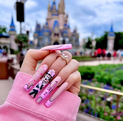 Disney nail art by Hannah Bae