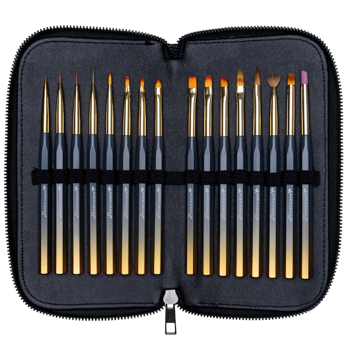 Americanails Pro Series Nail Art Brush Collection