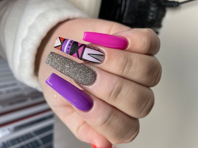 Nail art by Brionna Moore