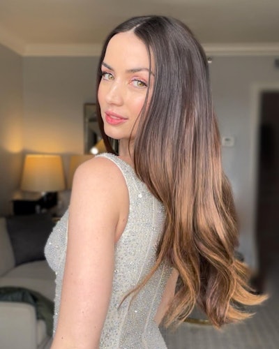 Jenny Cho created Ana de Armas' Academy Awards hair look using tools from T3.