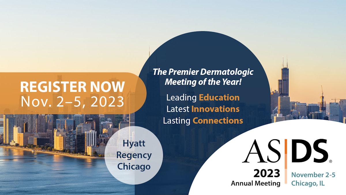 ASDS Opens Registration for 2023 Annual Meeting MedEsthetics