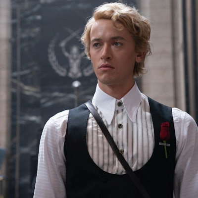 Coriolanus Snow played by Tom Blyth in 'The Ballad of Songbirds and Snakes'