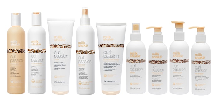 milk_shake is adding to their curl passion haircare range, launching six new conditioning, styling and finishing products for 2A – 3C curl types.
