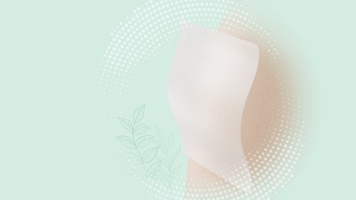 This technology consists of a natural, biodegradable dry film, highly concentrated in active ingredients. Activated in contact with water, this functional support rapidly and intensely releases active molecules deep into the skin.