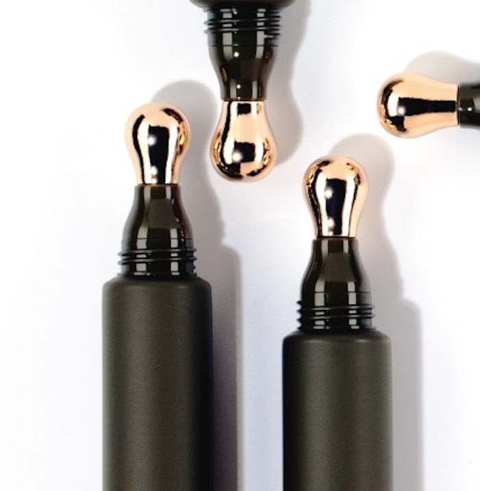 The products section includes various packaging components and finishes, as well as information highlighting in-house design and engineering capabilities.