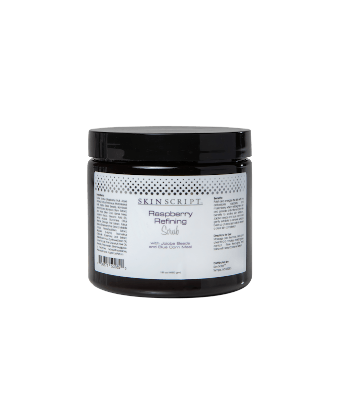 Raspberry Refining Scrub from Skin Script