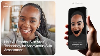 Haut.AI's feature 'anonymizes facial images by removing all personal identifiers,' including backgrounds, eyes, mouths and hair, as well as any other non-skin related data before any analyses are conducted.