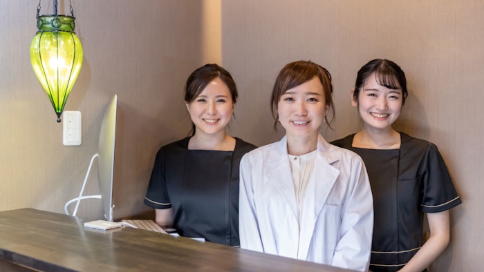 group of three women showing friendly and qualified staff at a medspa