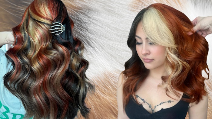 Two different Calico hair trend looks