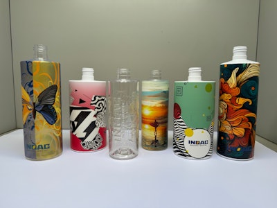 New deco capabilities from Inoac featuring complete 3D imagery including new texture component for beauty and personal care packaging.