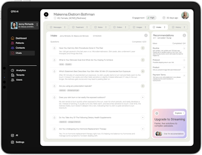 Generative AI platform Trinity Aesthetics uses to tailor its bespoke services.