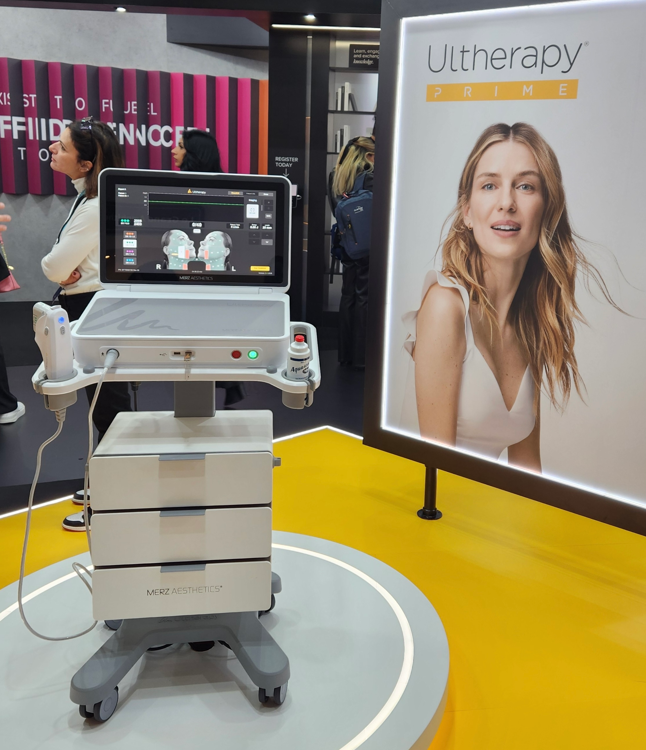 Merz Ultherapy Prime unveiled at IMCAS 2025 in Paris.