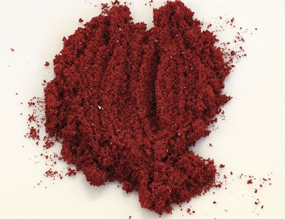 Debut has created biotech-derived carmine, a vibrant red pigment widely used in cosmetics. Image courtesy of Debut.