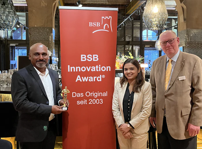 Mane Kancor celebrates winning the European BSB Innovation Award 2025 for Purakan, a natural anti-dandruff solution.