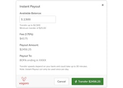 Vagaro Instant Payout